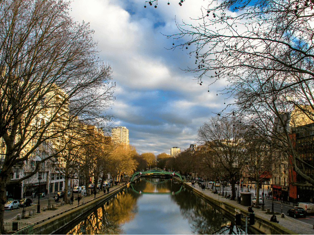 Le canal Saint-Martin et ses alentours.